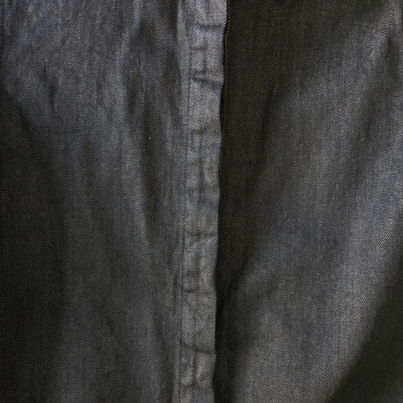 Zara Women's Denim Short Sleeve Shirt - Picture 2 of 7